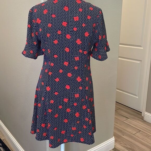 Forever 21  Polka Dot Floral Mini Dress - Picture 3 of 3